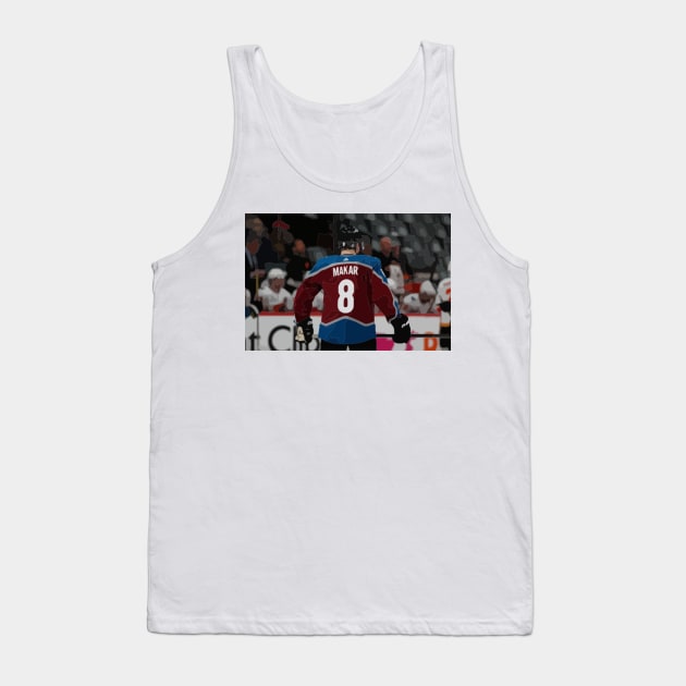 Cale Makar Paining Tank Top by gktb